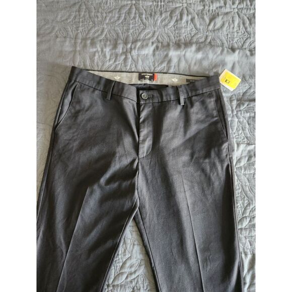 Dockers Men's Slim Fit Dress Pants - Size 34 - Black - Picture 2 of 8